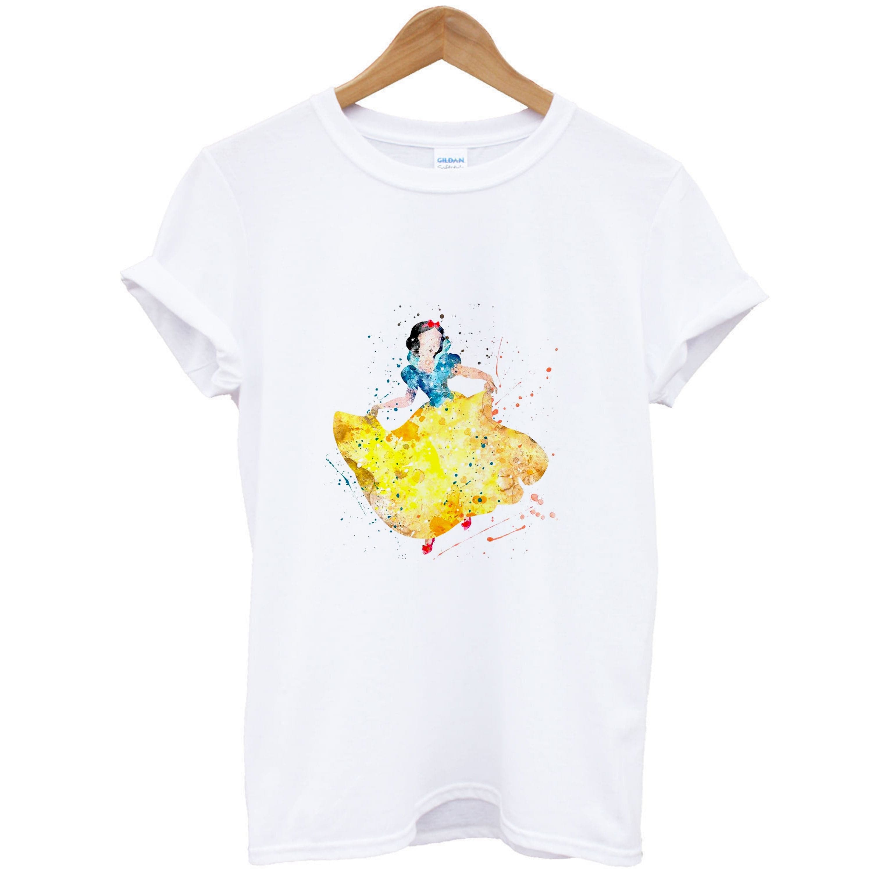 Watercolour Snow White Fairytale T-Shirt