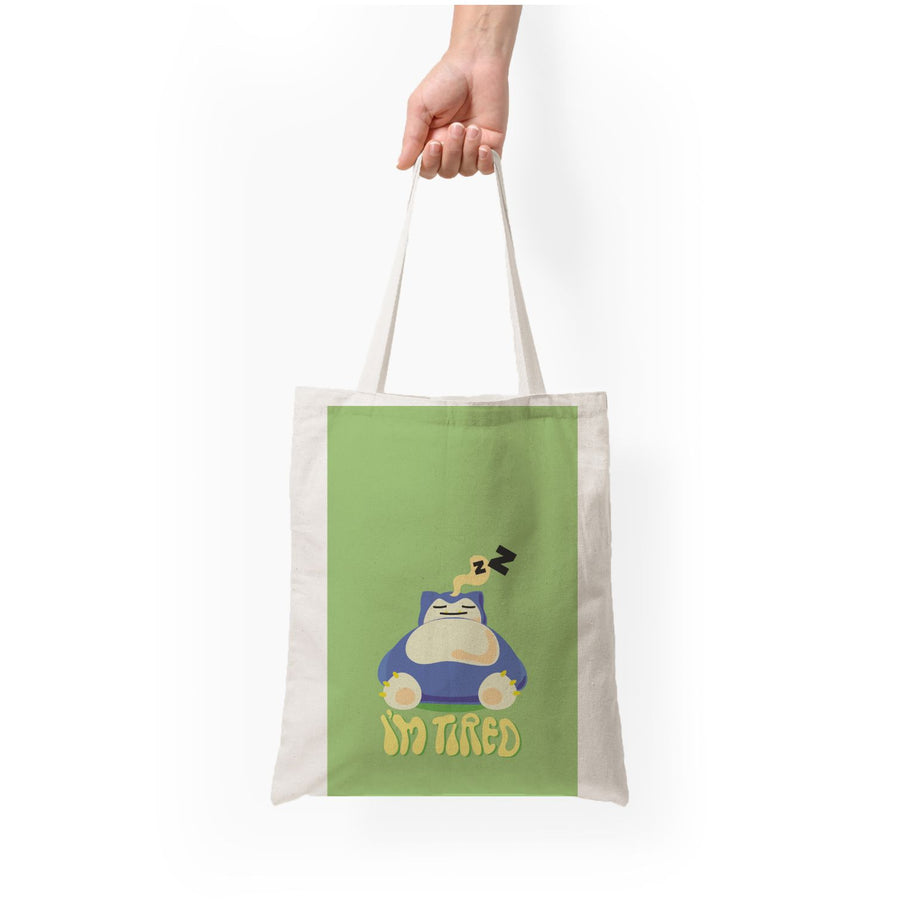 Tired Snorlax - Pokemon Tote Bag