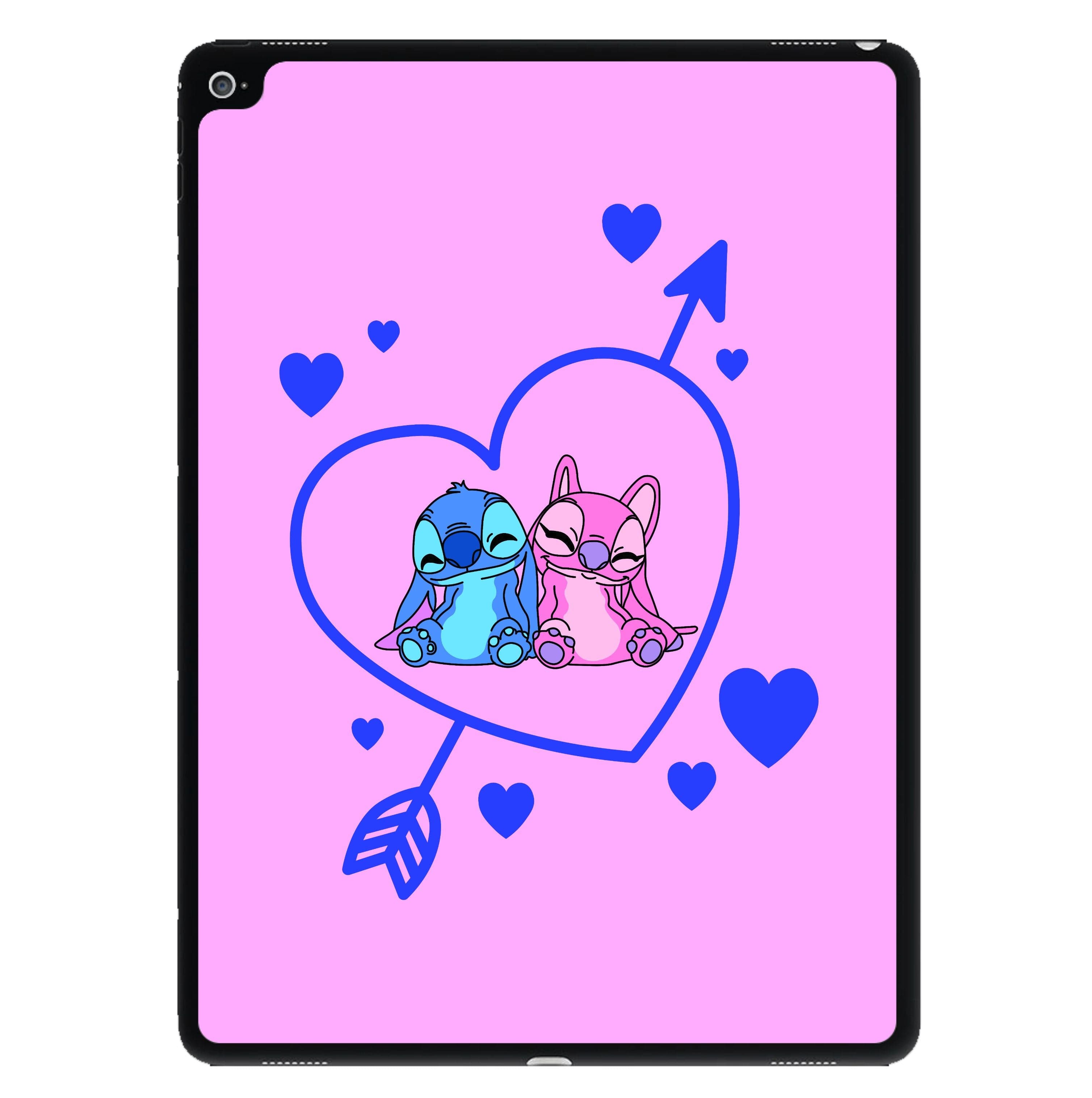 Arrow Heart - Pink Alien iPad Case