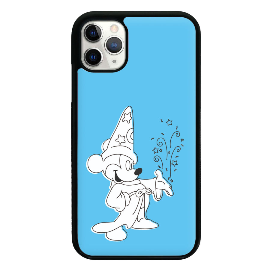 Wizard Mickey Blue Phone Case