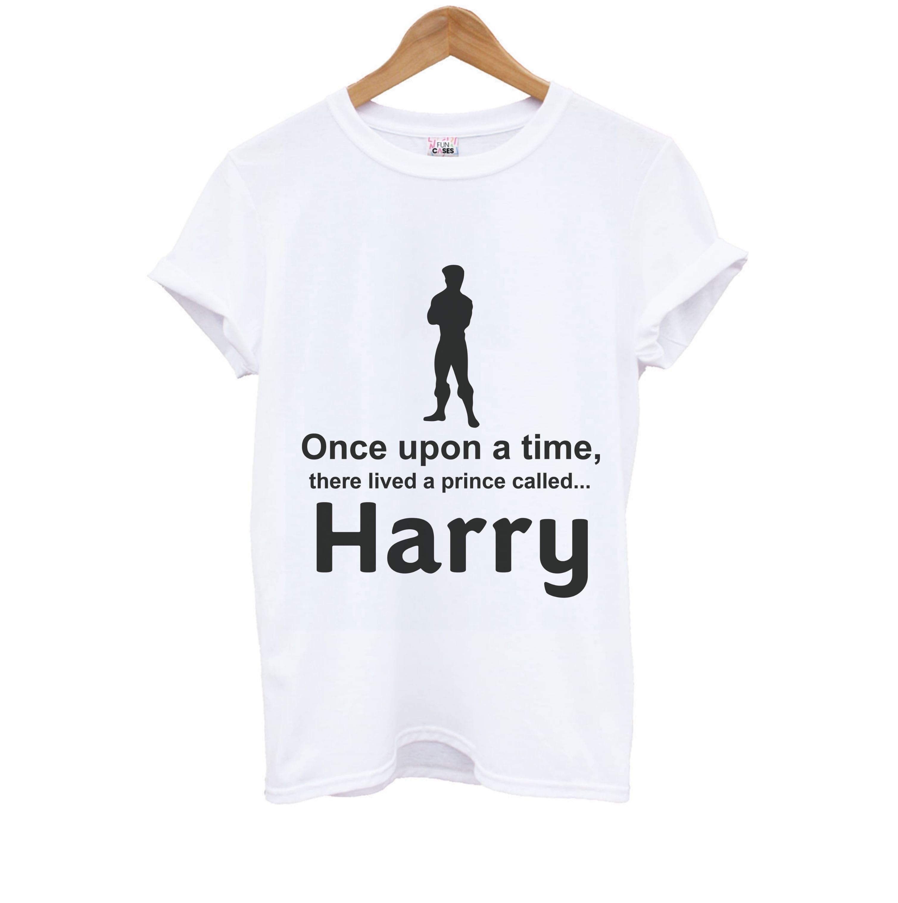 Once Upon A Time There Lived A Prince - Personalised Fairytale Kids T-Shirt