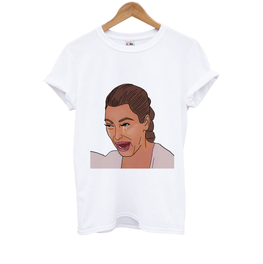 Crying Kim Kardashian Kids T-Shirt