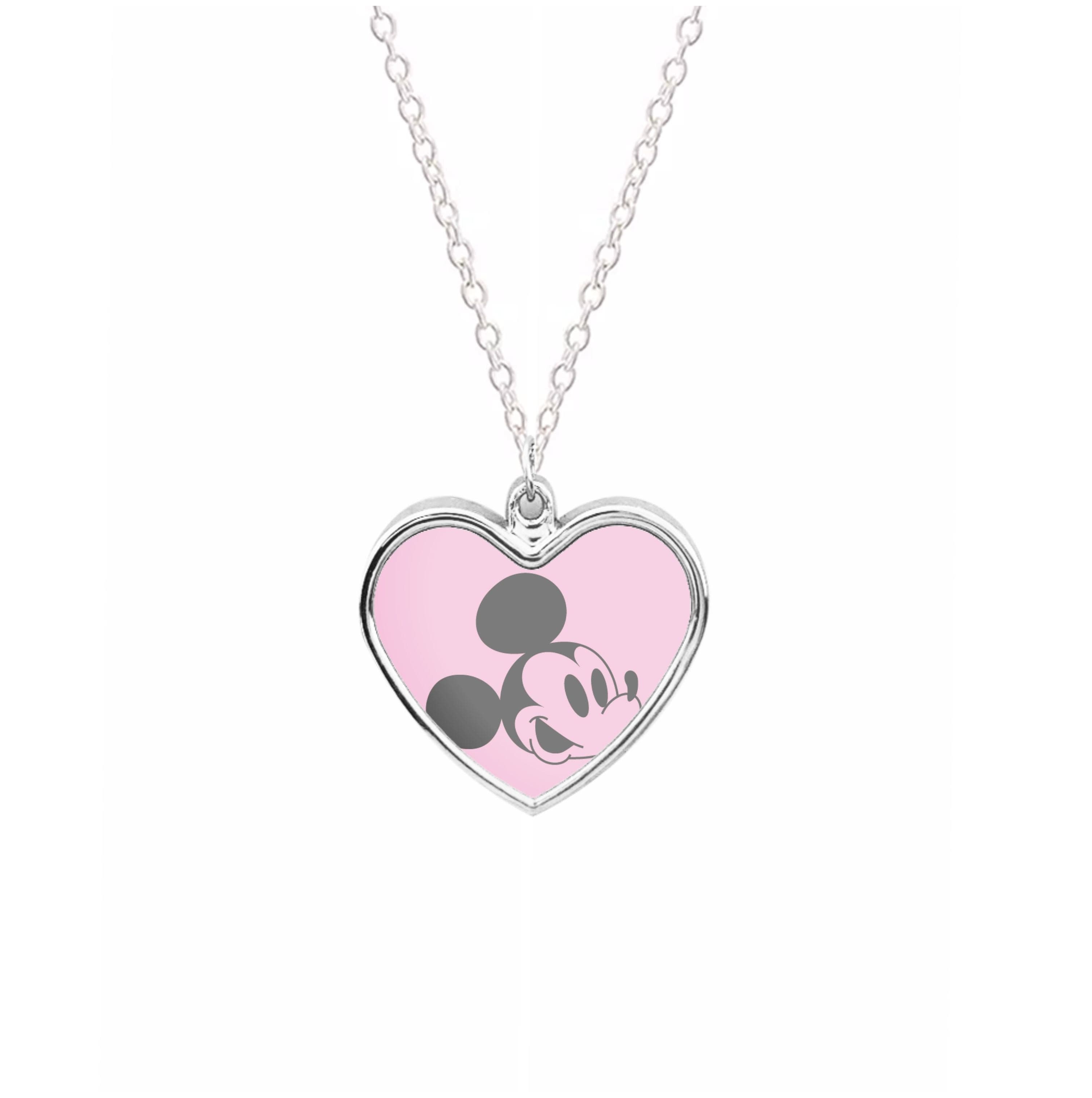 Pink Mickey Necklace