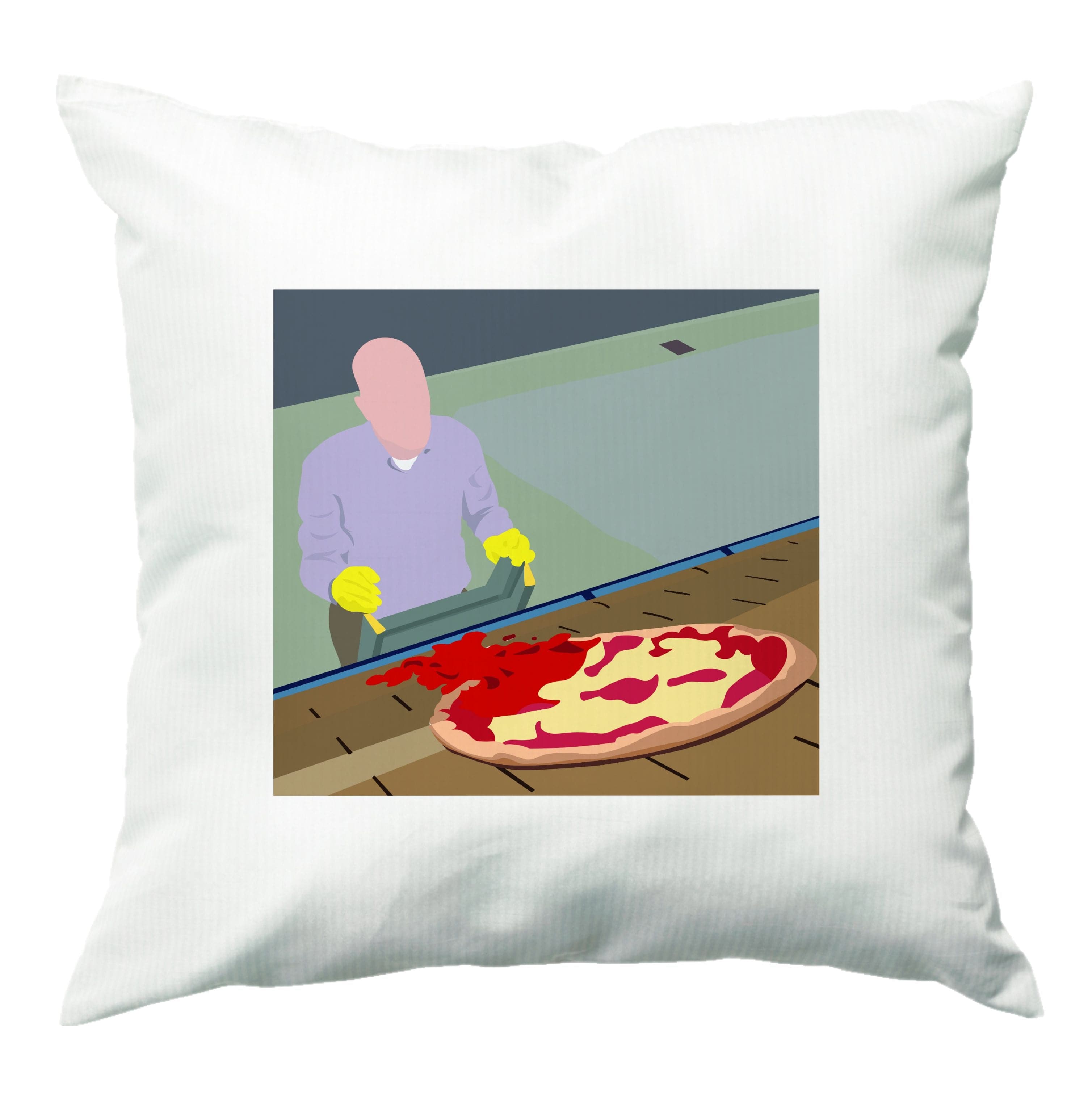 Pizza On The Roof Cushion