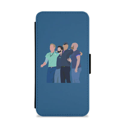 Coldplay Band Blue Wallet Phone Case