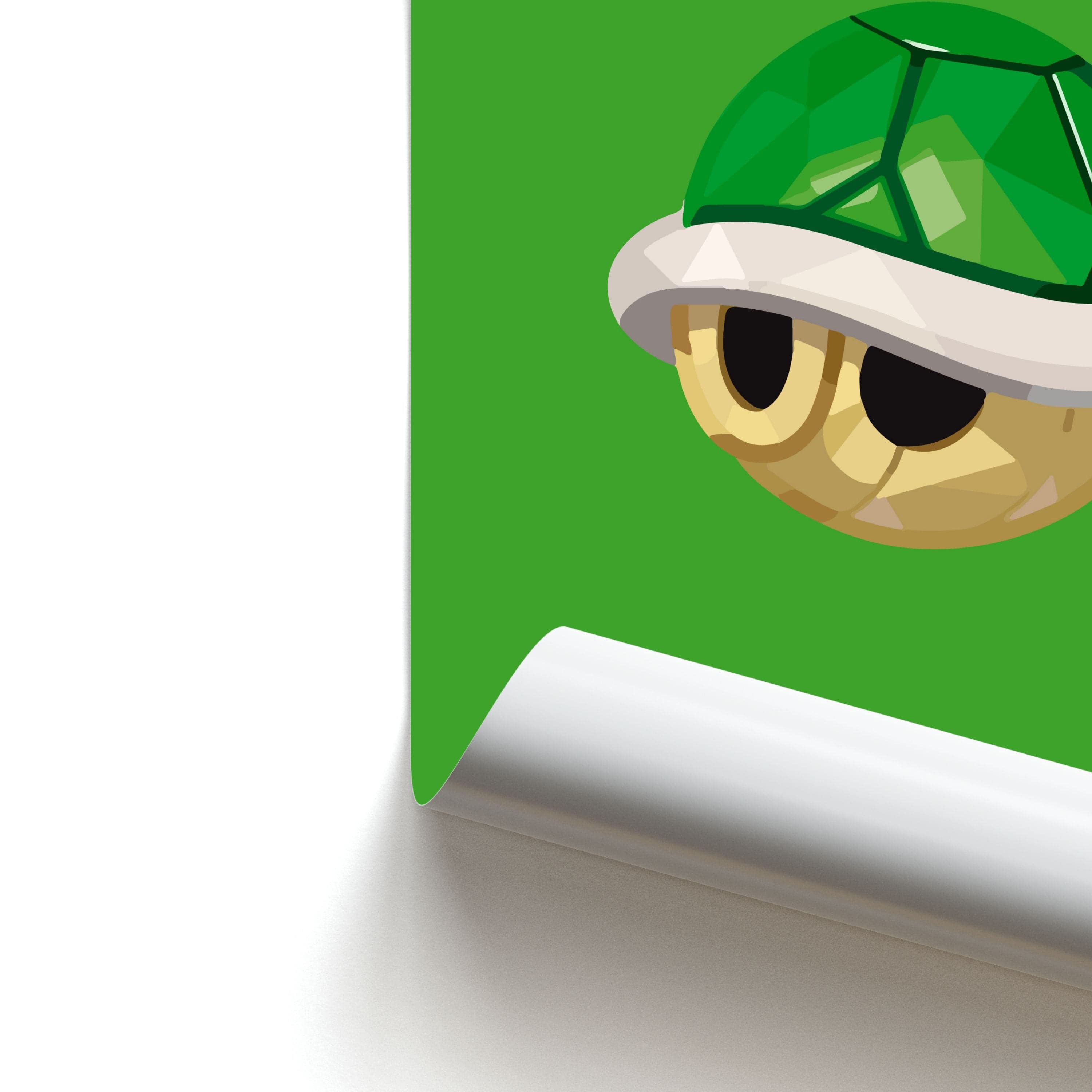 Green Koopa Troopa Shell - Mario Poster