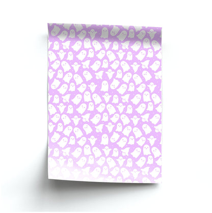 Ghost Pattern Poster