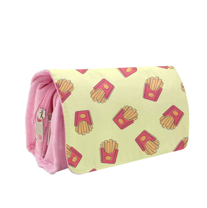 Fries - Fast Food Patterns Pencil Case