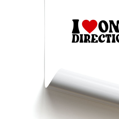 I Love Direction Poster