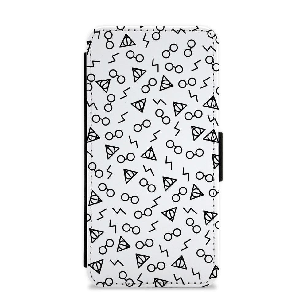 Potter Pattern - Harry Potter Flip / Wallet Phone Case - Fun Cases