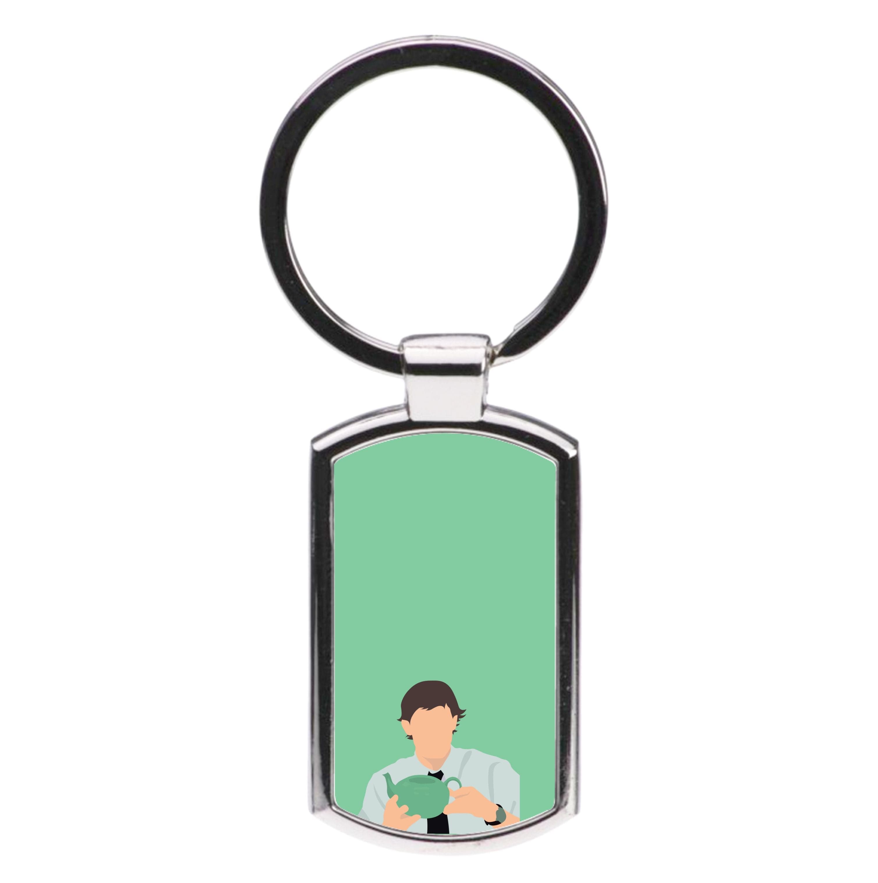 Jim's Tea Pot For Pam Luxury Keyring