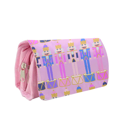 Pink Nutcracker - Christmas Patterns Pencil Case