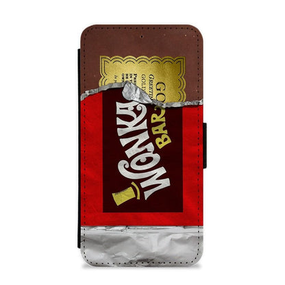 Wonka Bar Golden Ticket Flip / Wallet Phone Case - Fun Cases