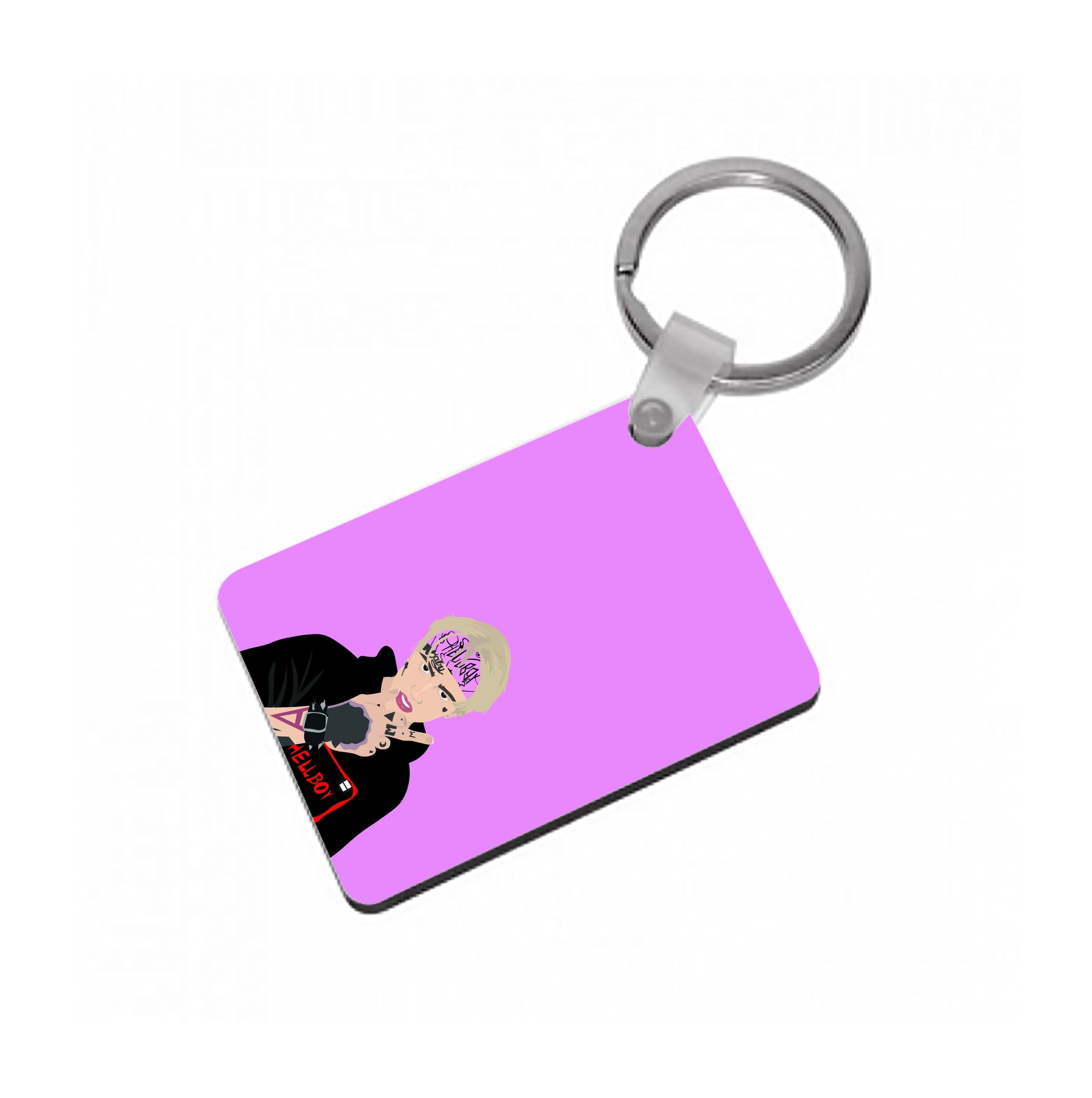 Pink Bandana - Peep Keyring