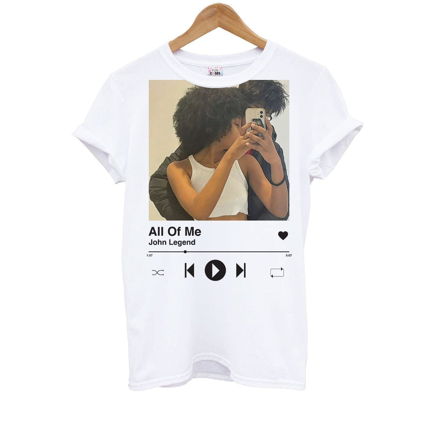Album Cover - Personalised Couples Kids T-Shirt
