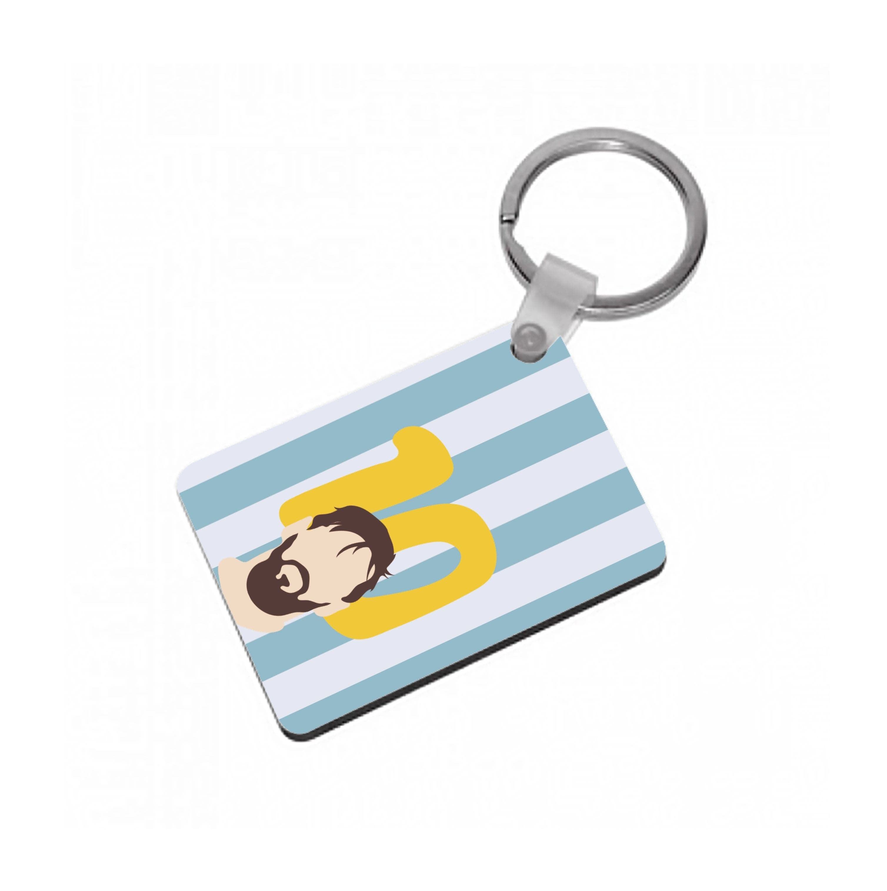 Number 10 - Messi Keyring