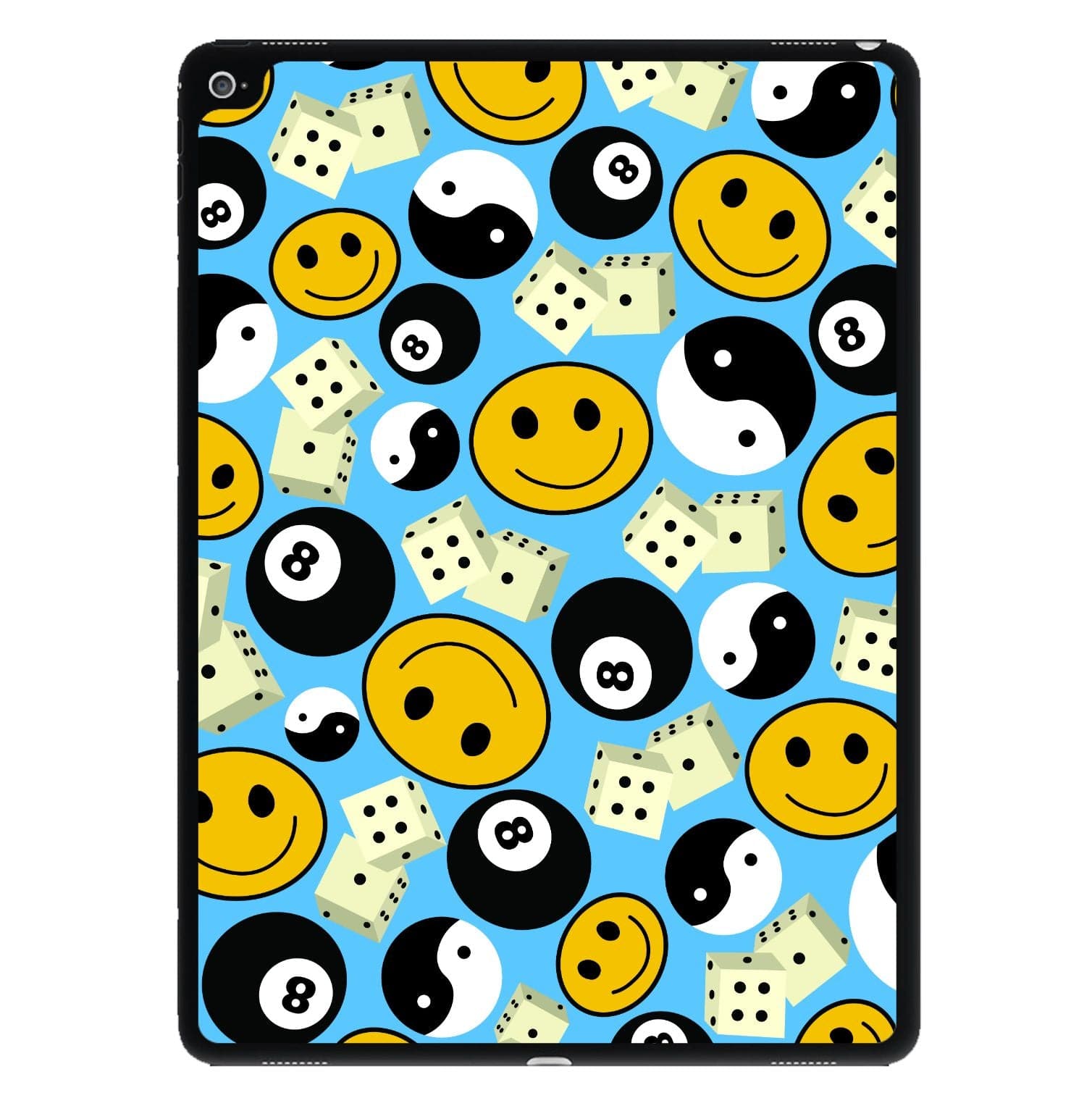 8 Ball Pattern - Skate Aesthetic  iPad Case