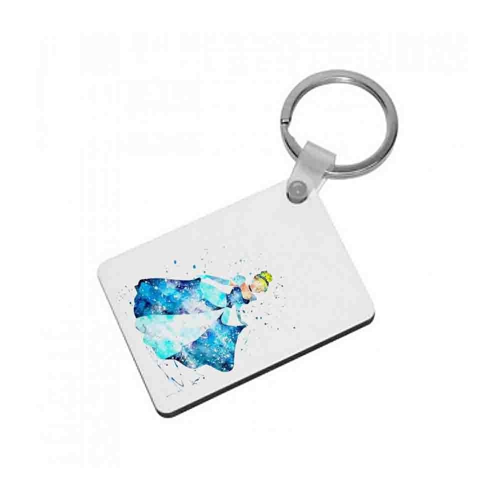 Watercolour Cinderella Disney Keyring - Fun Cases