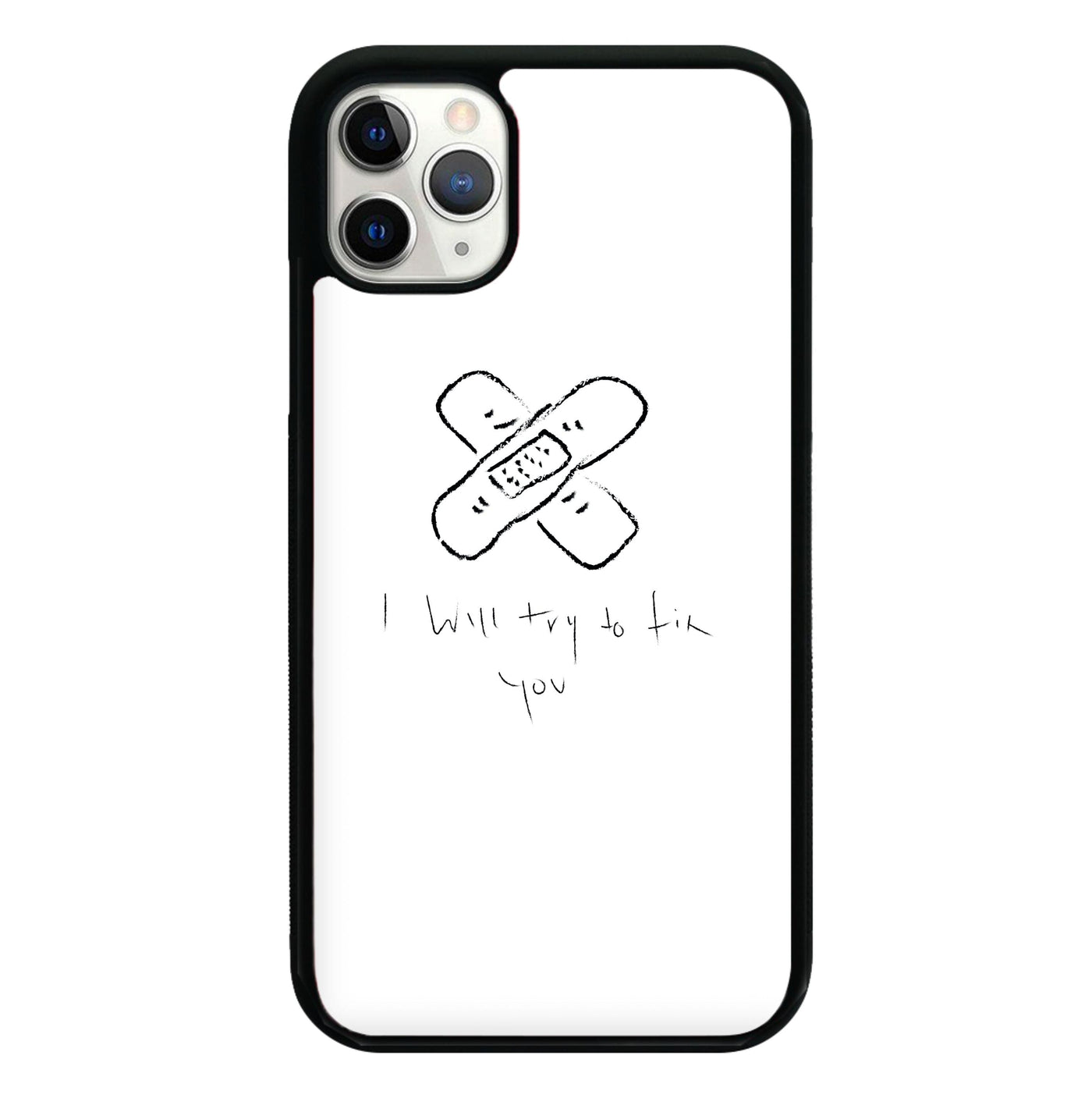 I Will Try To Fix You - White Coldplay Phone Case