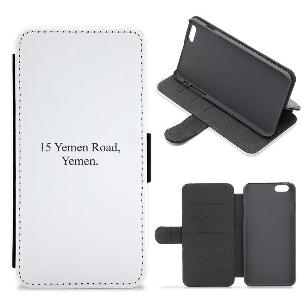 15 Yemen Road, Yemen - Friends Flip Wallet Phone Case - Fun Cases