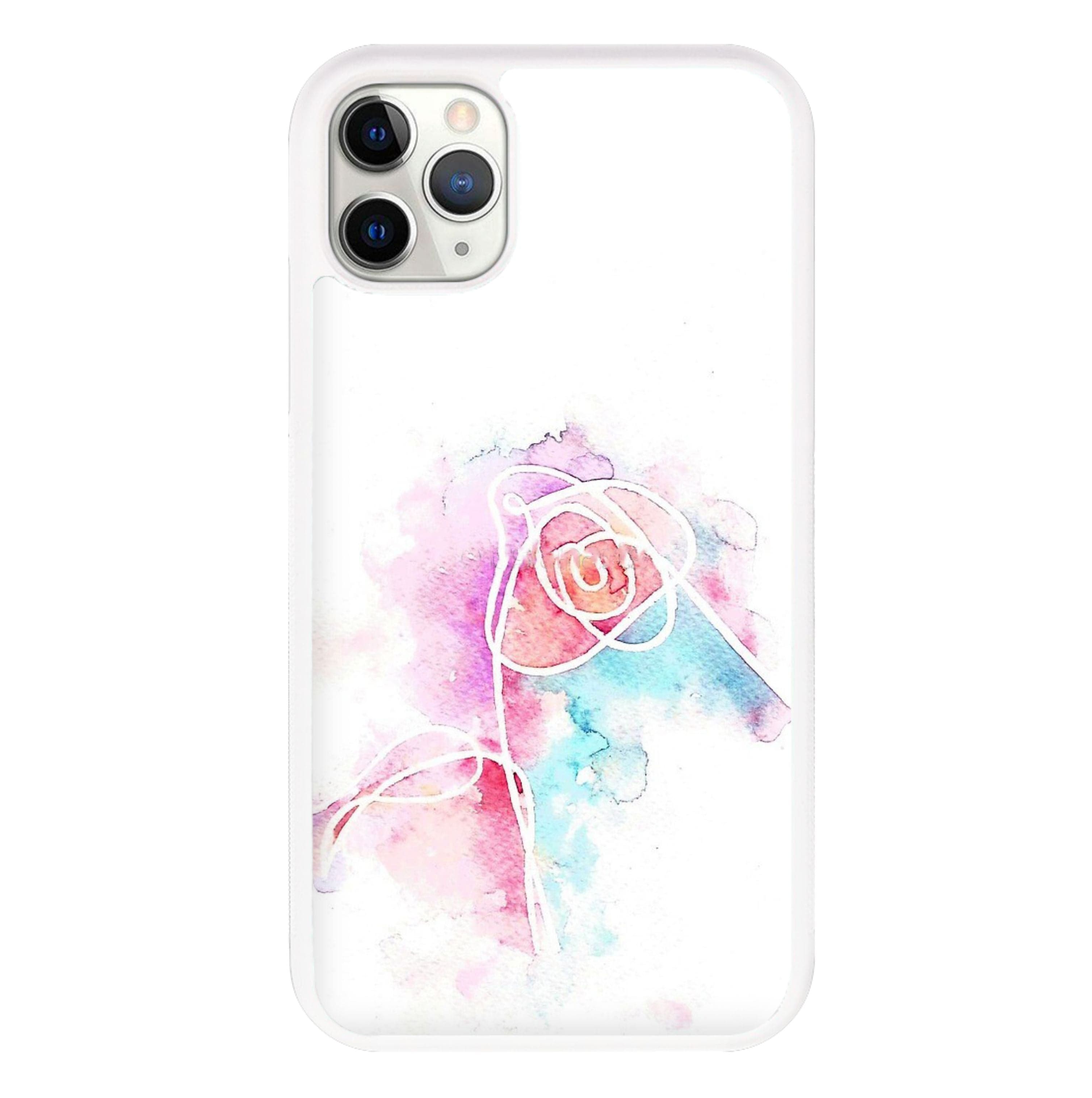 K-Pop Band Love Yourself Watercolour Painting Phone Case