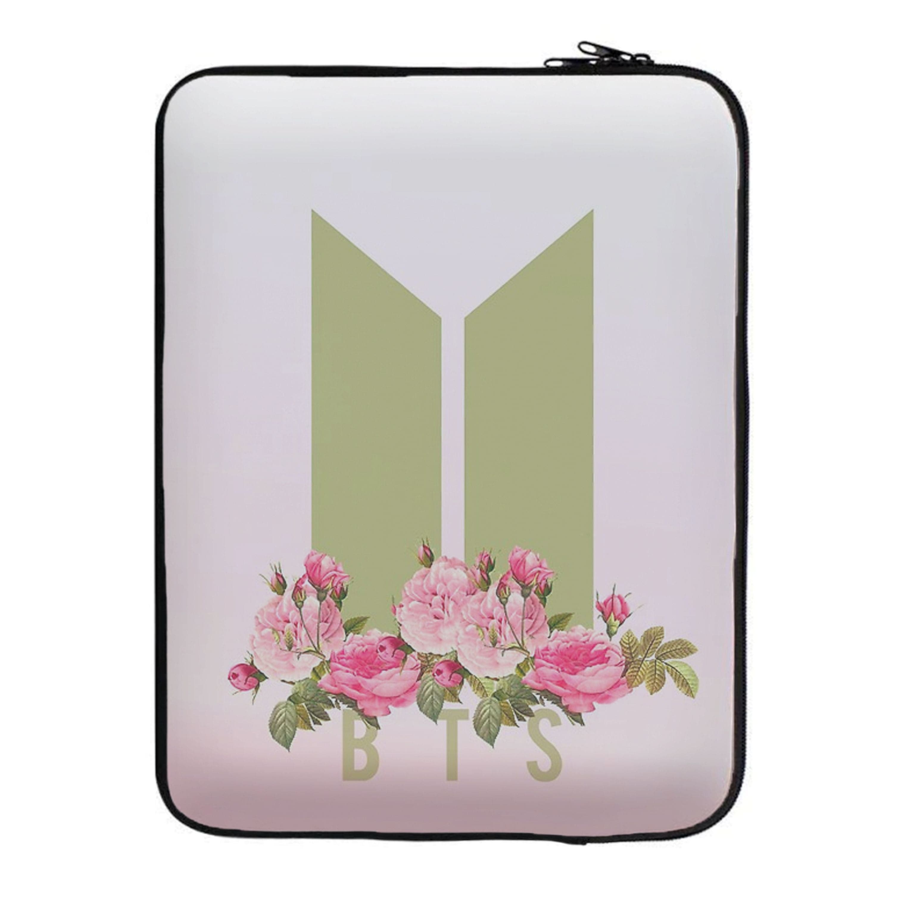 Pink Ombre K-Pop Band Logo Laptop Sleeve