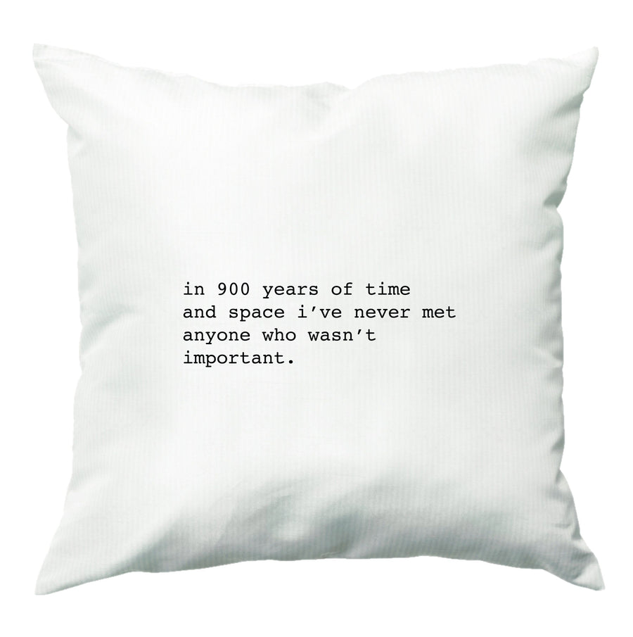 In 900 Years - Doctor Who Cushion