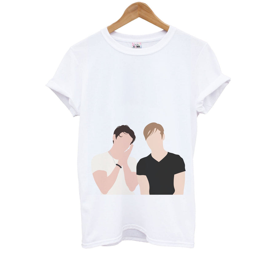 Selfie - Sam And Colby Kids T-Shirt