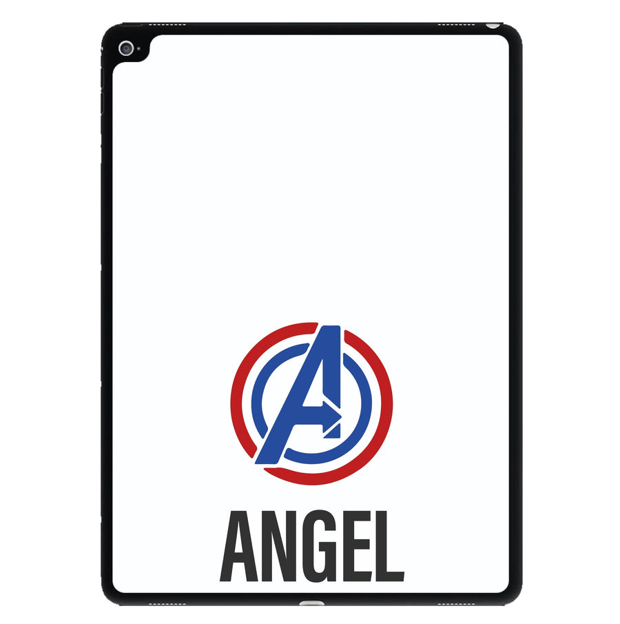Avengers Symbol - Personalised Marvel iPad Case