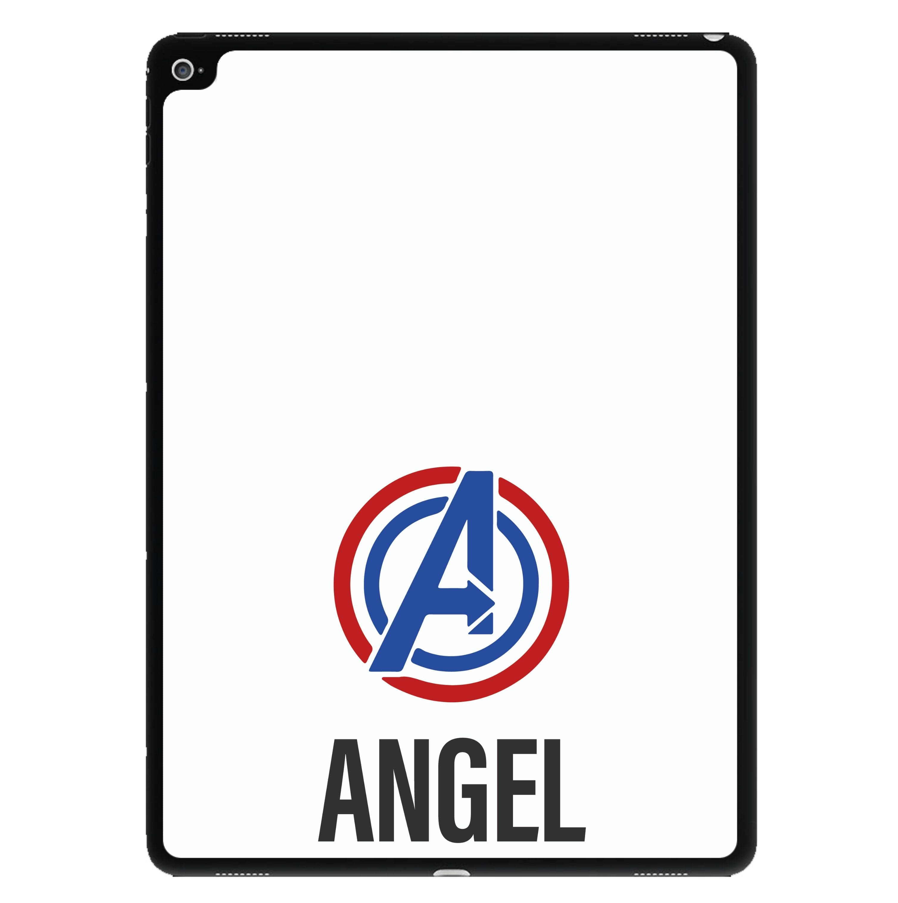 Superheroes Symbol - Personalised Superhero Comic iPad Case