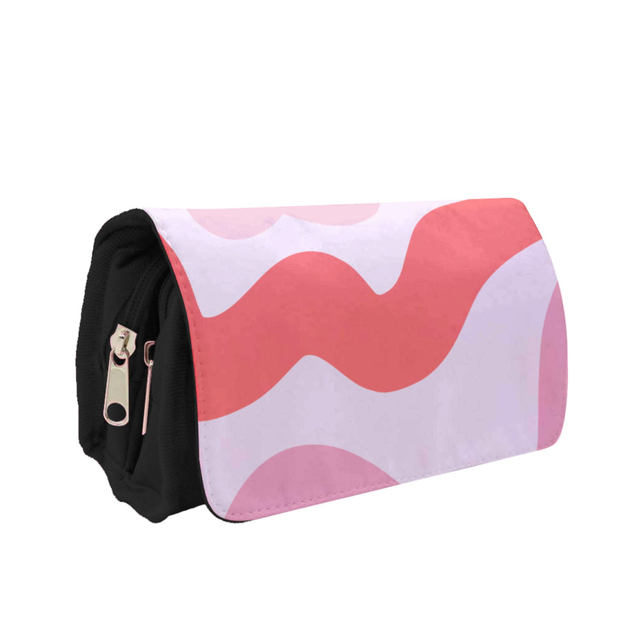 Purple & Pink Abstract  Pencil Case