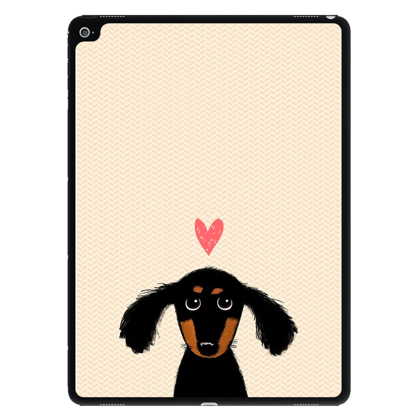 Dachshund Puppy Love iPad Case