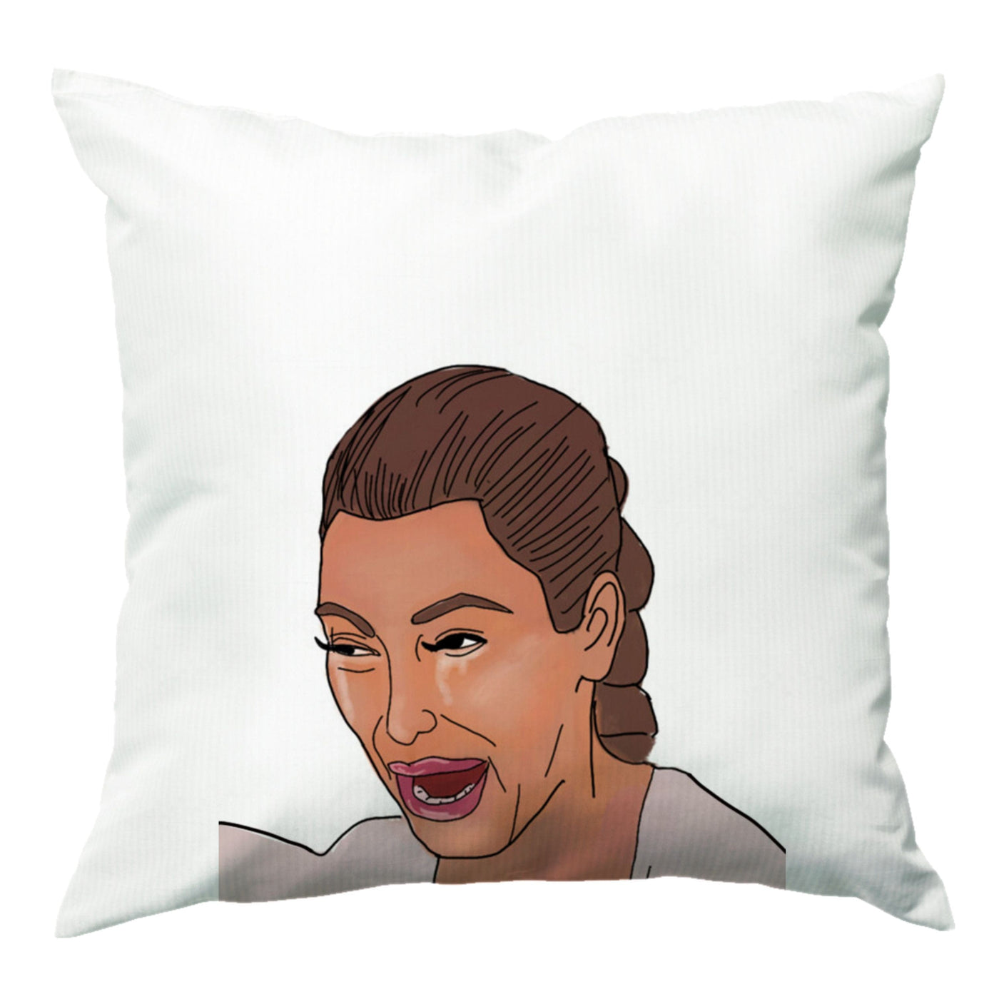 Crying Kim Kardashian Cushion