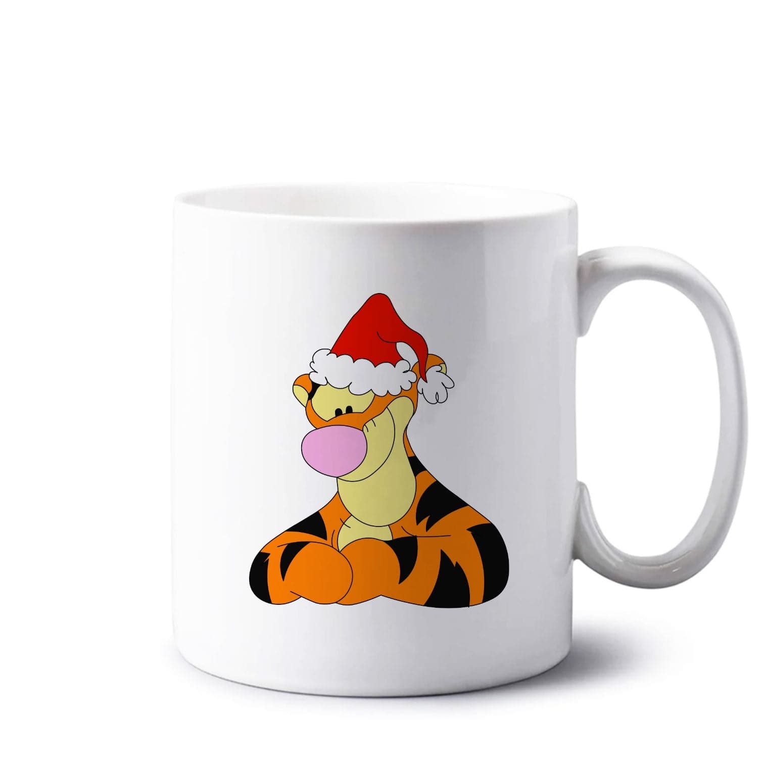 Tiger Pattern Christmas Mug