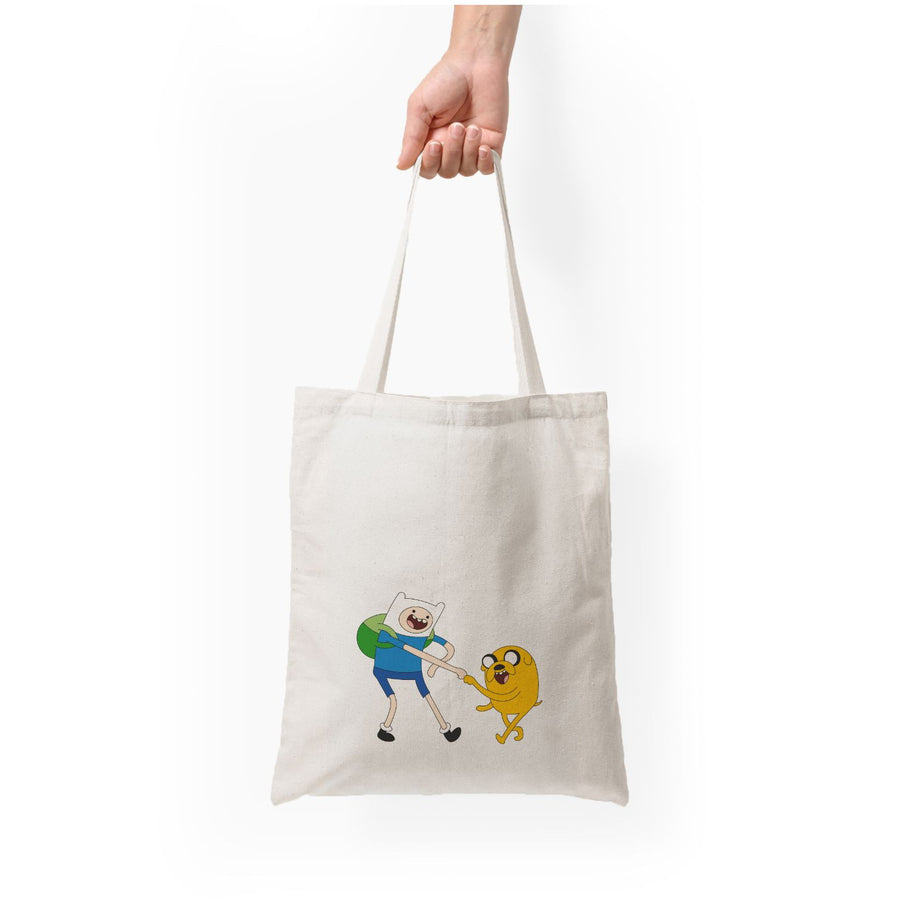 Jake The Dog And Finn The Human - Adventure Time Tote Bag