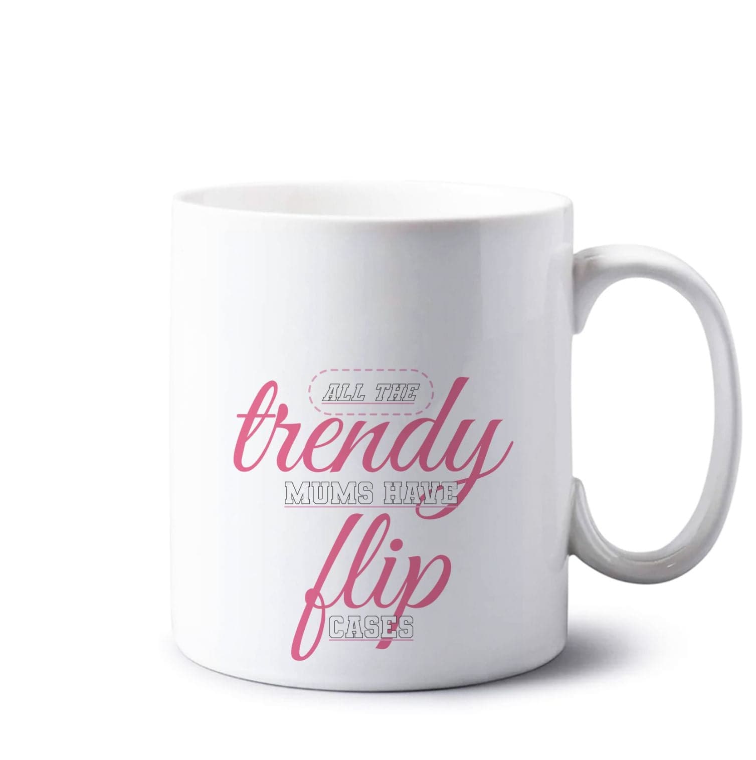 Trendy Mums Have Flip Cases - Mothers Day Mug