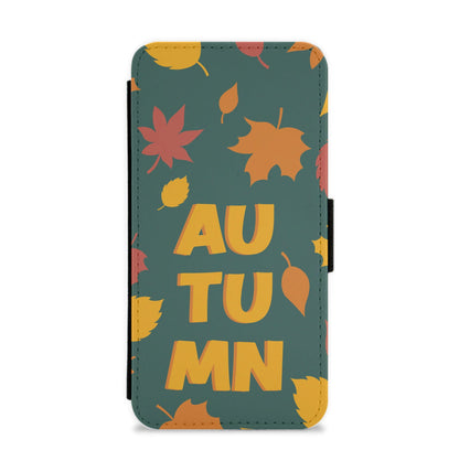 Leaves - Autumn Flip / Wallet Phone Case