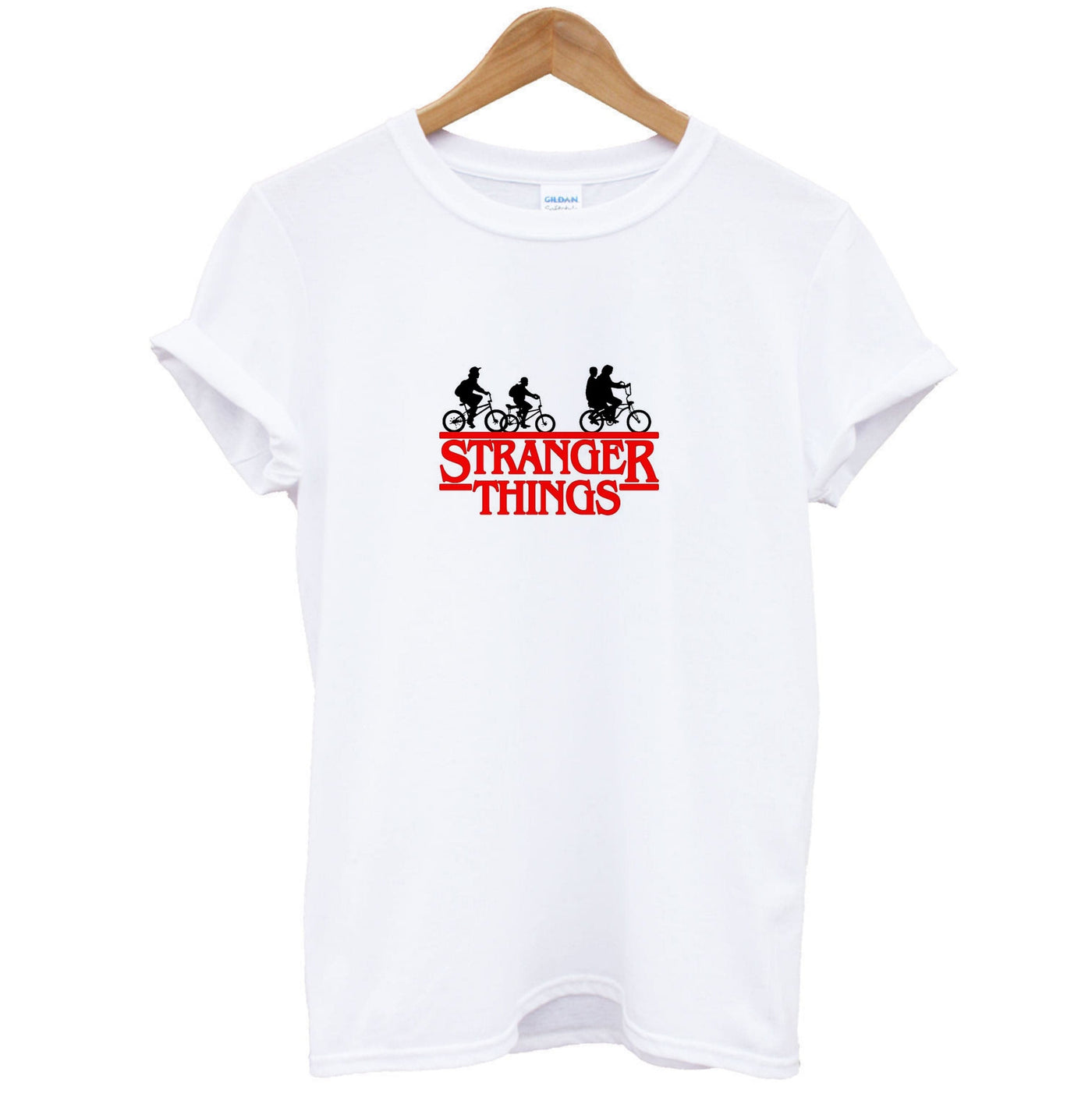 Stranger Things Cycling Logo T-Shirt