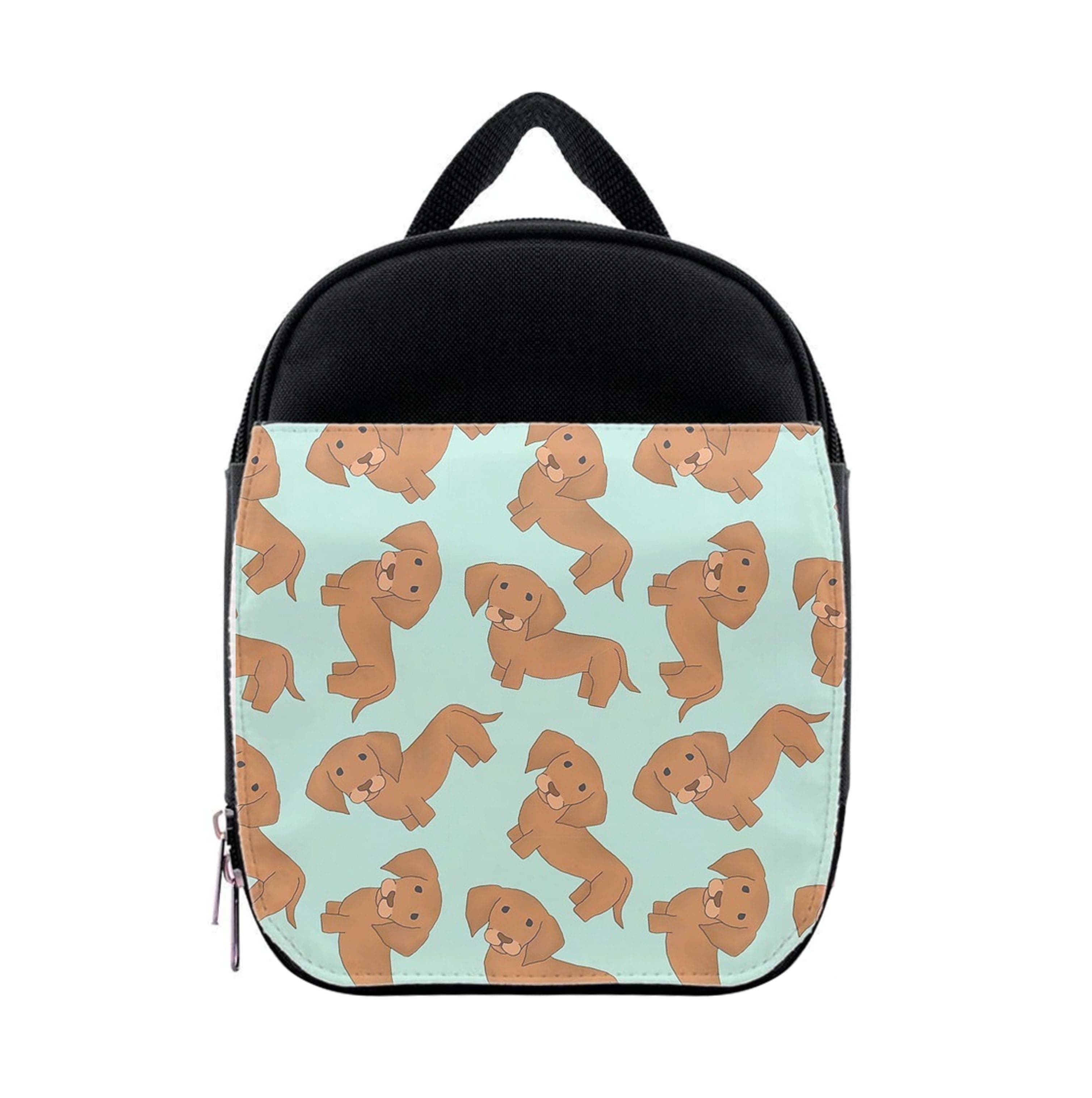 Sausage Dog Pattern Lunchbox