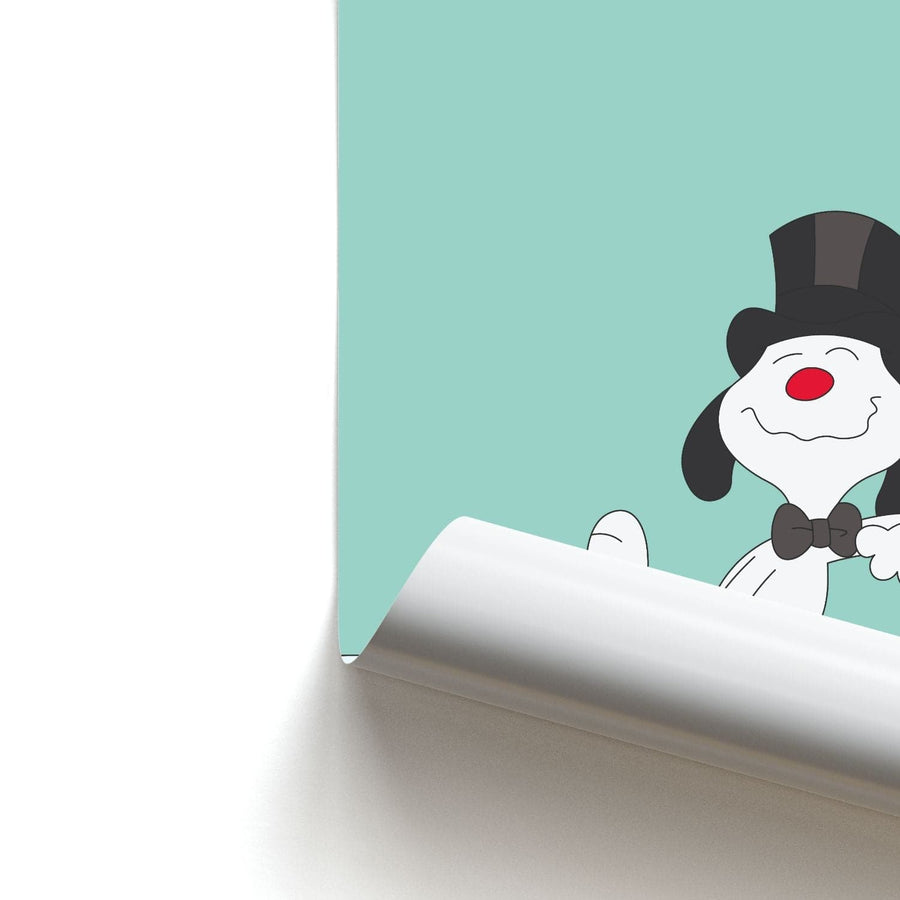 Snowman Snoopy  Poster
