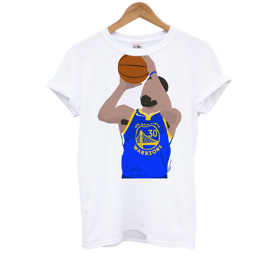 Steph Curry - Basketball Kids T-Shirt