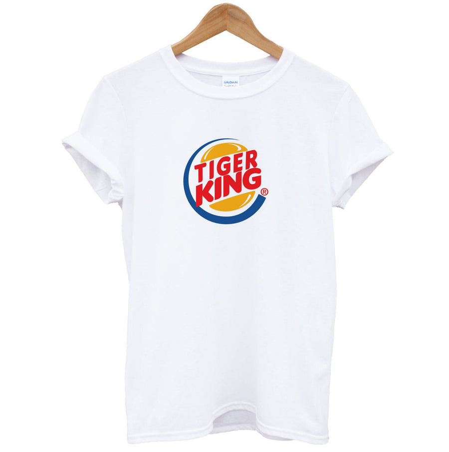 Tiger / Burger King Logo - Tiger King T-Shirt