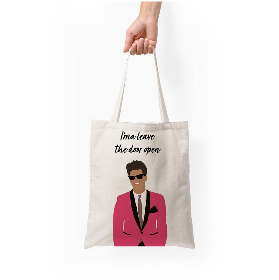 I'ma Leave The Door Open - Bruno Mars Tote Bag