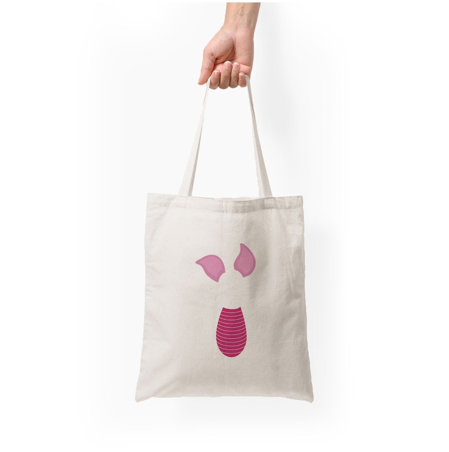 Faceless Piglet Tote Bag