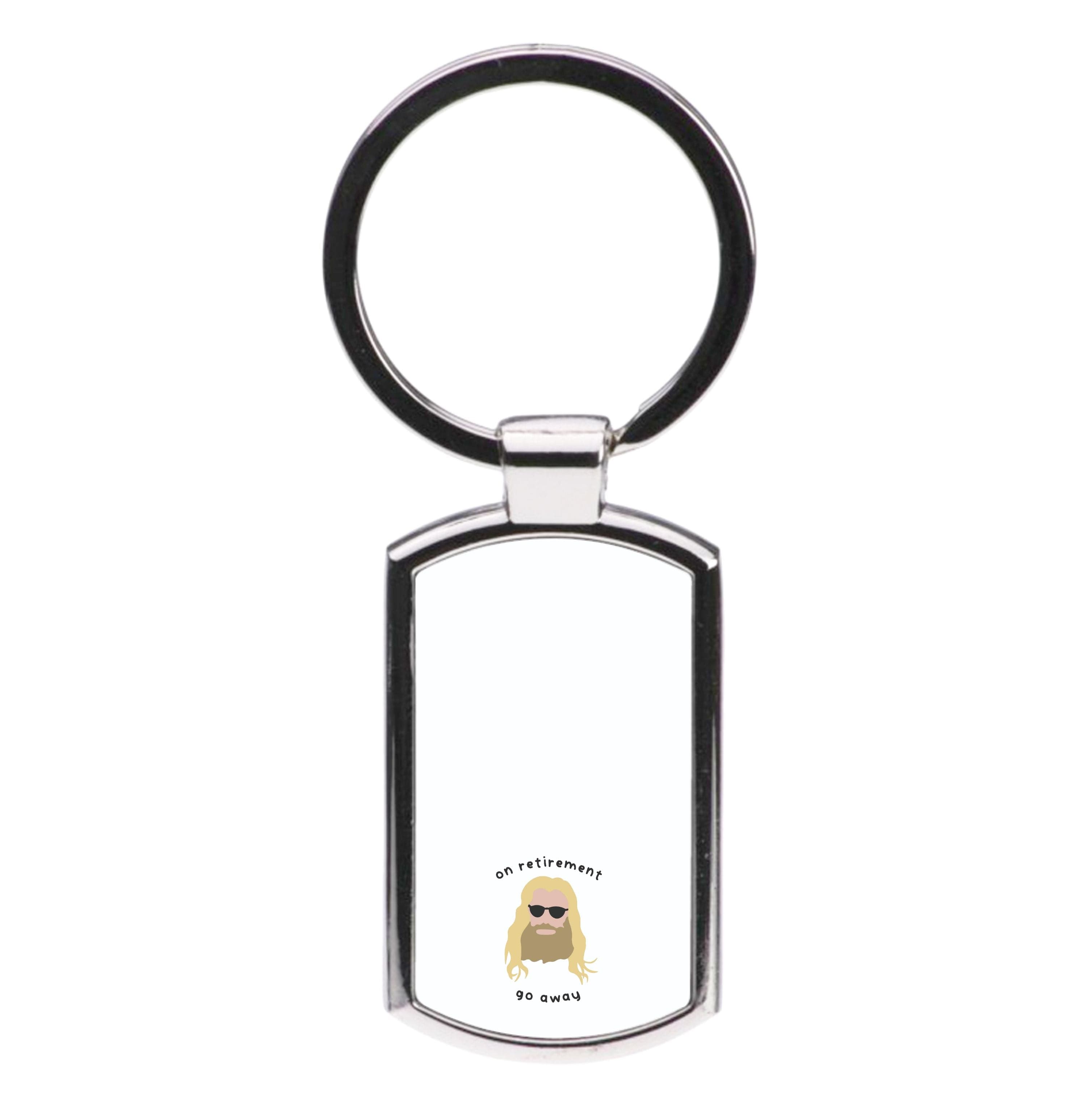 On Retirement Luxury Keyring