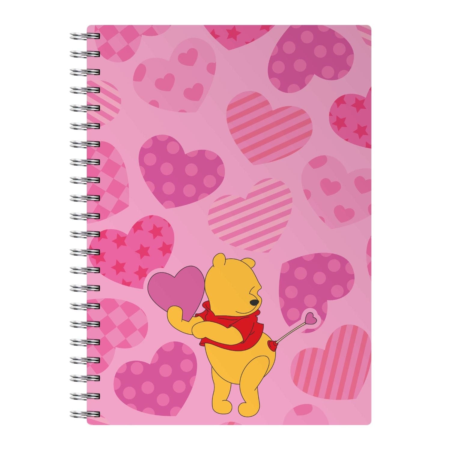 Cupid Pooh Valentine's Notebook