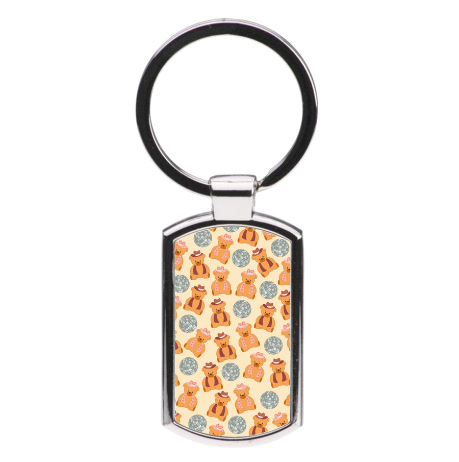 Bears With Cowboy Hats - Western  Luxury Keyring