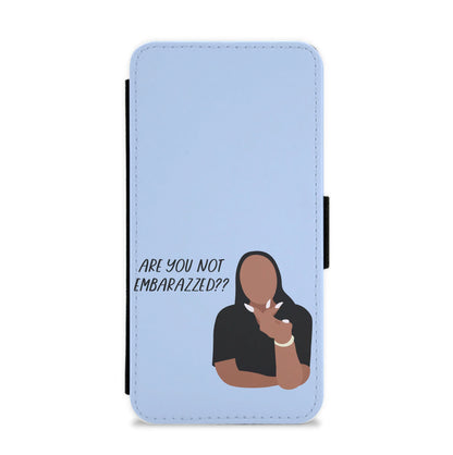 Are You Not Embarazzed? - British Pop Culture Flip / Wallet Phone Case