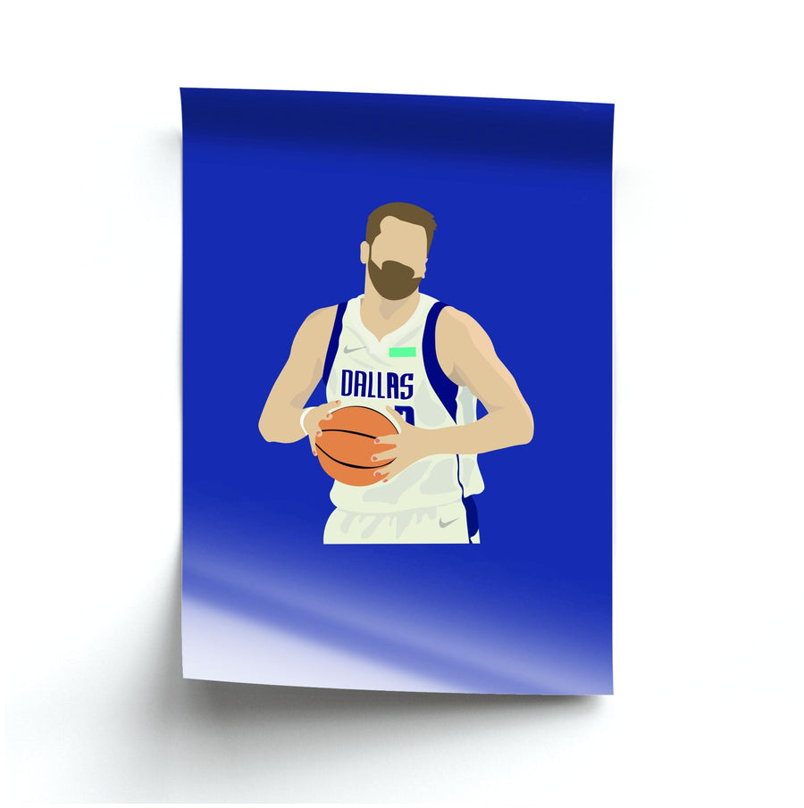 Luka Doncic - Basketball  Poster