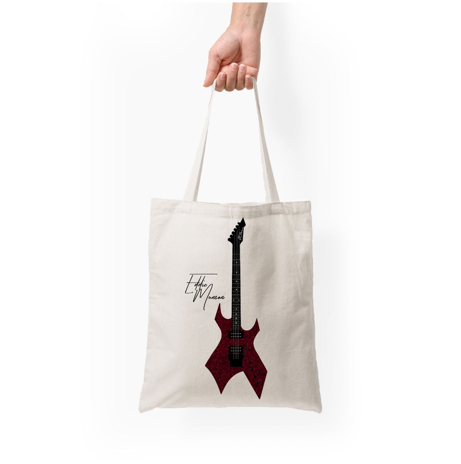 Eddie Munson Guitar Tote Bag